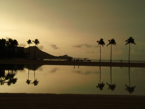 Reflections-Waikiki, Hawaii photo by Laura Wong-Rose