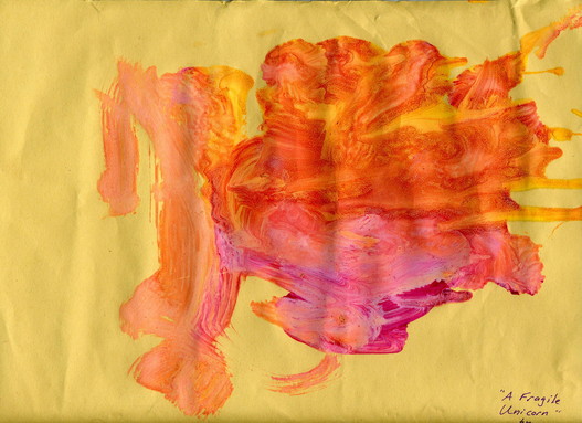 2005_Delphine_Fragile_Unicorn_finger_painting