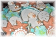 Beach Wedding Favor Sugar Cookies from Sandy's Sugar Cookies in San Diego