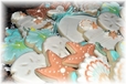 Beach Wedding Favor Sugar Cookies from Sandy's Sugar Cookies in San Diego