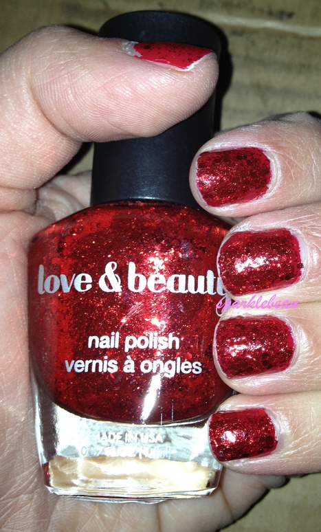 Love & Beauty - Red Glitter