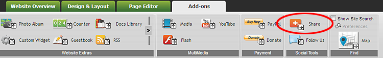 share button